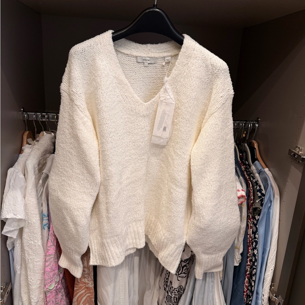 Vince NWT, cotton sweater, size Small